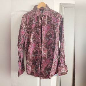 Men's size M Hilfiger label dress shirt